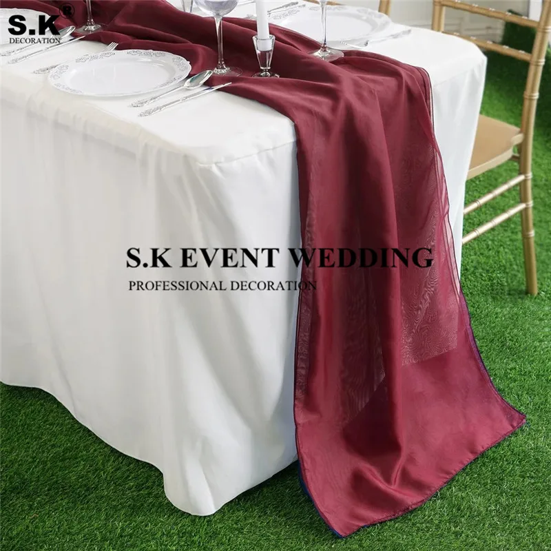 Cheap Price Chifon Table Runner Linen Table Cloth Runners For Banquet Wedding Event Party Decoration
Cheap Price Chifon Table Runner Linen Table Cloth Runners For Banquet Wedding Event Party Decoration