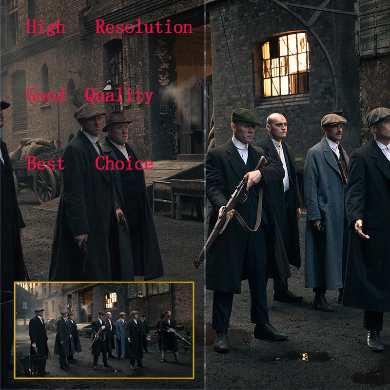 British crime gangster TV series "Peaky Blinders" high-definition print on canvas picture living room wall art print decoration
British crime gangster TV series "Peaky Blinders" high-definition print on canvas picture living room wall art print decoration