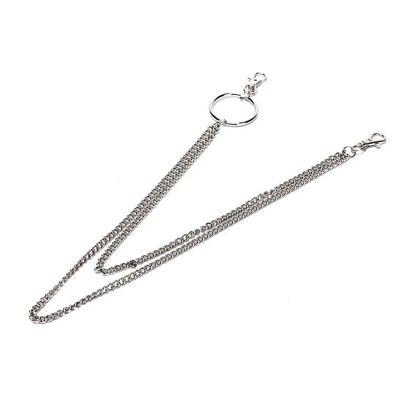 1PCS 58cm 2 layers Rock Punk Trousers Hipster Key Chains Street Big Ring Key Chain Pant Jean Keychain HipHop pop Accessories
1PCS 58cm 2 layers Rock Punk Trousers Hipster Key Chains Street Big Ring Key Chain Pant Jean Keychain HipHop pop Accessories