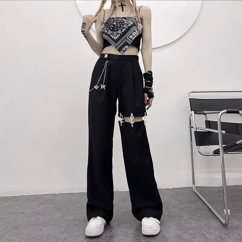 KUYOMENS Fashion Pocket Women's Cargo Pants Patchwork Streetwear High Waist Vintage Loose Harajuku Pants Oversize Trousers
KUYOMENS Fashion Pocket Women's Cargo Pants Patchwork Streetwear High Waist Vintage Loose Harajuku Pants Oversize Trousers