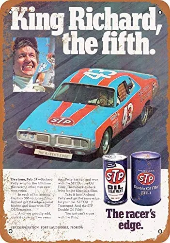 Wonderful Life A 1976 Richard Petty for STP - Retro Metal Tin Sign Poster Bar Cafe Bedroom Home Decor 12 x 8 inches
Wonderful Life A 1976 Richard Petty for STP - Retro Metal Tin Sign Poster Bar Cafe Bedroom Home Decor 12 x 8 inches
