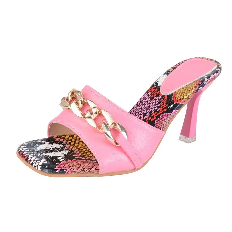 Female Heels 2021 Women Slippers Sexy Peep Toes Stilettos Shoes Ladies Sandal Dress Party Mule High Heels Women Flip Flops Pumps
Female Heels 2021 Women Slippers Sexy Peep Toes Stilettos Shoes Ladies Sandal Dress Party Mule High Heels Women Flip Flops Pumps