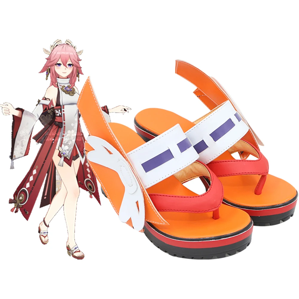 Game Genshin Impact Cosplay Shoes Yae Miko Guuji Cosplay Shoes Halloween Party Daily Leisure Shoes Boots Sandal
Game Genshin Impact Cosplay Shoes Yae Miko Guuji Cosplay Shoes Halloween Party Daily Leisure Shoes Boots Sandal