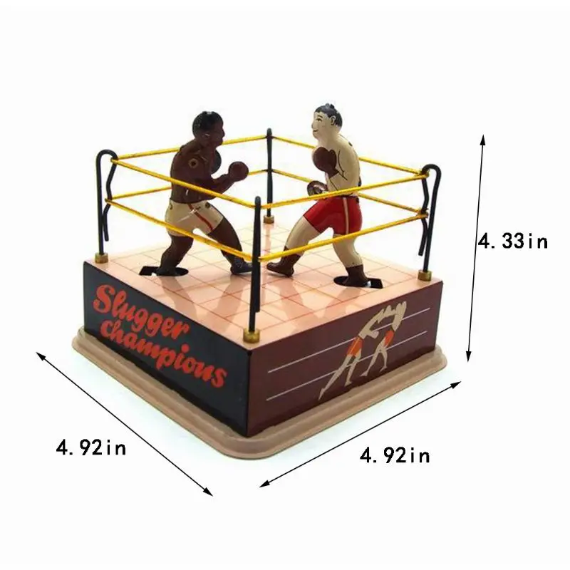 Classic Vintage Tin Toy Boxing Ring Wrestling Boxers with Wind-Up Key Adults Novelty Retro Style Gift
Classic Vintage Tin Toy Boxing Ring Wrestling Boxers with Wind-Up Key Adults Novelty Retro Style Gift