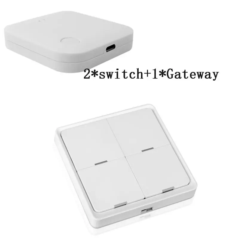 Tuya ZigBee Wireless Switch With Gateway Battery Powered 4 Gang 12 Scene Switch Push Button Controller For Tuya Devices Modules
Tuya ZigBee Wireless Switch With Gateway Battery Powered 4 Gang 12 Scene Switch Push Button Controller For Tuya Devices Modules