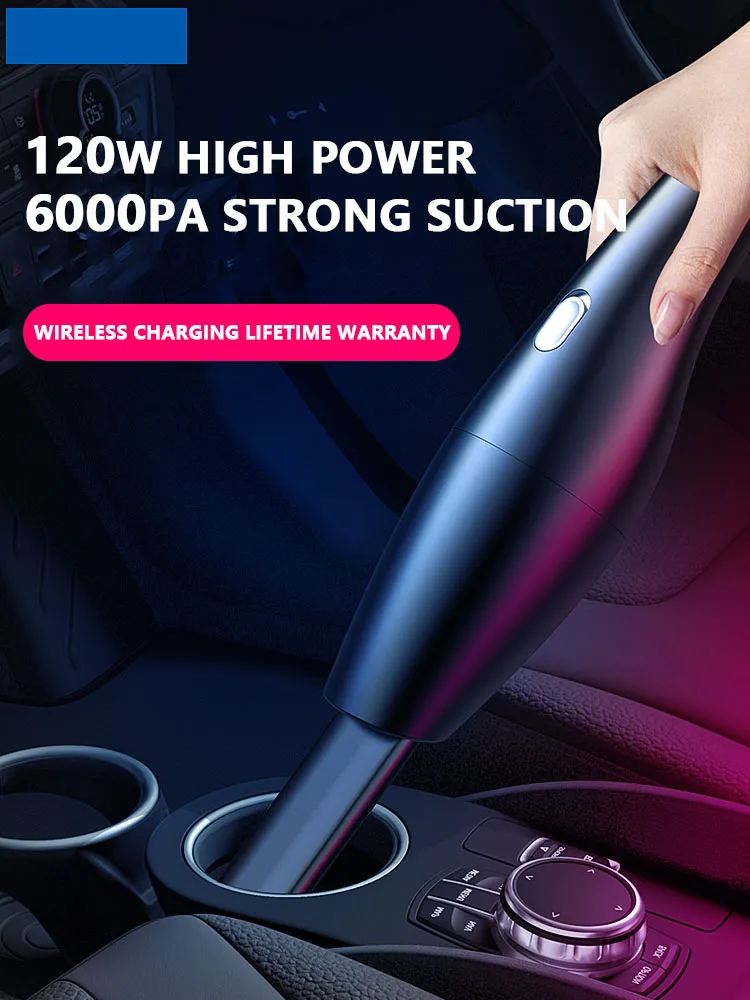 High Pressure Car Vacuum Cleaner Robot Auto Cleaner 120W Wireless Small Home Appliance Portable Powerful Vehicle Vacuum Tools
High Pressure Car Vacuum Cleaner Robot Auto Cleaner 120W Wireless Small Home Appliance Portable Powerful Vehicle Vacuum Tools