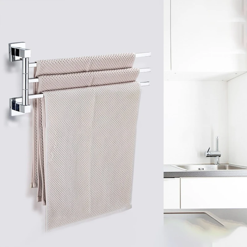 2/3/4 Wall Mounted Towel Bar Rotating Swivel Stainless Steel Space Saving Storage Racks for Bathroom Bedroom Kitchen
2/3/4 Wall Mounted Towel Bar Rotating Swivel Stainless Steel Space Saving Storage Racks for Bathroom Bedroom Kitchen