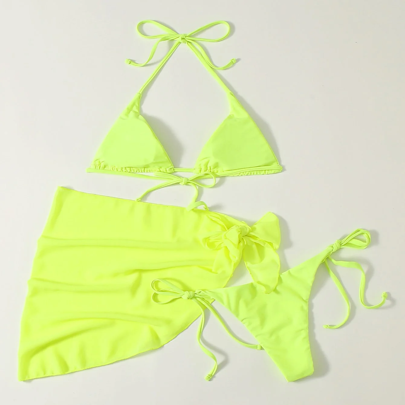2021 Swimsuit Sexy Bikini for Woman Girls Swimwear Halter Lace-Solid Color Holiday Veil Three-Piece Thong
2021 Swimsuit Sexy Bikini for Woman Girls Swimwear Halter Lace-Solid Color Holiday Veil Three-Piece Thong