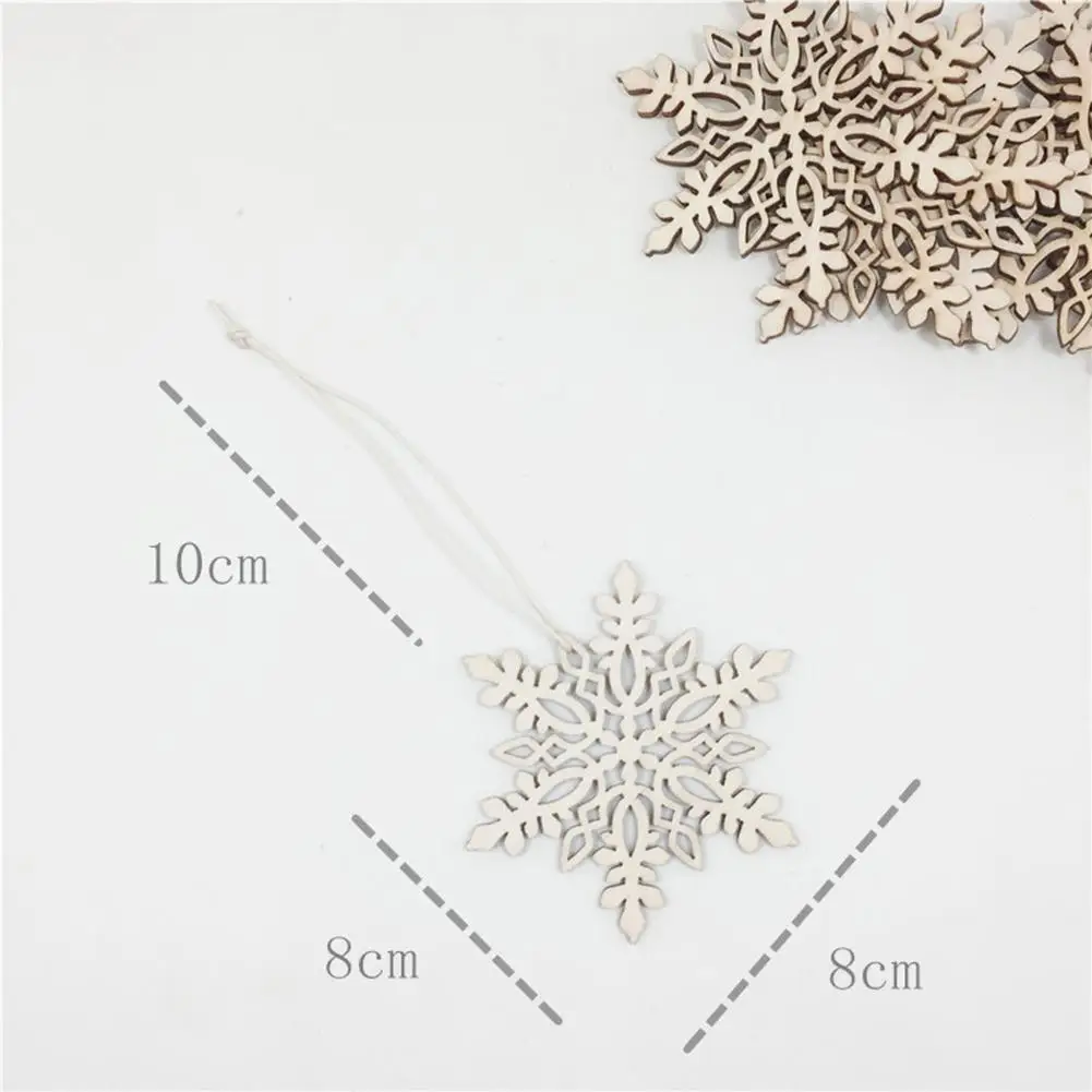 10PCS Snowflake Shape Christmas Tree Hanging Pendant Natural Wood Hexagonal Handicraft For Christmas Events Decoration Crafts
10PCS Snowflake Shape Christmas Tree Hanging Pendant Natural Wood Hexagonal Handicraft For Christmas Events Decoration Crafts