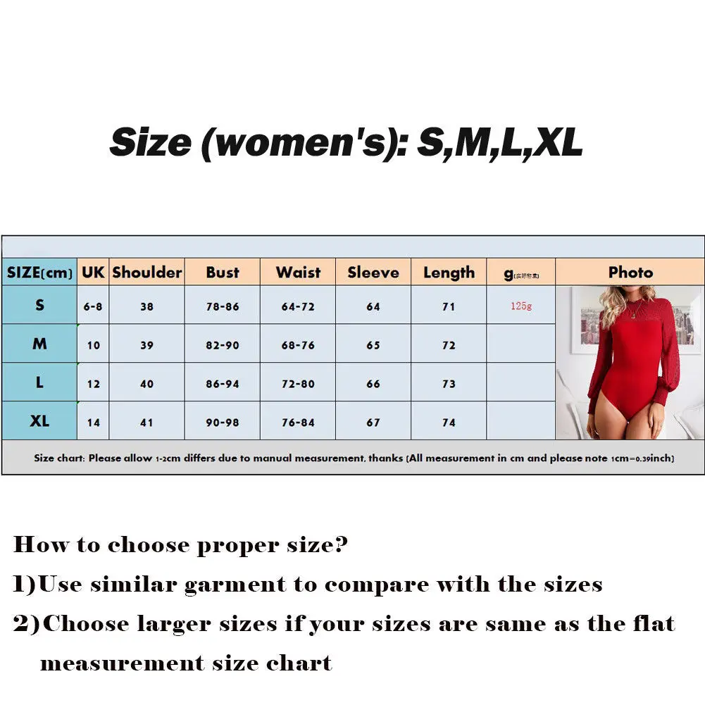 Women's Bodysuit Hollow Out Dot Stretch Leotard Turtleneck Long Sleeve Bodysuit Womens Tops Jumpsuit
Women's Bodysuit Hollow Out Dot Stretch Leotard Turtleneck Long Sleeve Bodysuit Womens Tops Jumpsuit