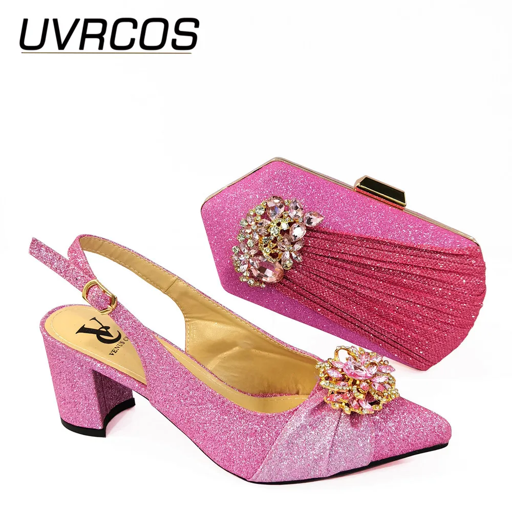 Latest Italian Design Matching Italian Shoe and Bag Set Wedding and Party African Shoes and Bag Set in Pink Color for Party
Latest Italian Design Matching Italian Shoe and Bag Set Wedding and Party African Shoes and Bag Set in Pink Color for Party