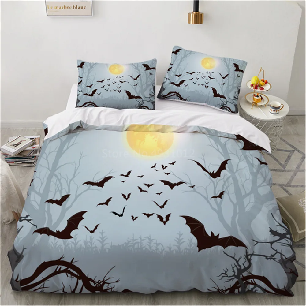 Halloween 3D Bedding Set Children Duvet Cover Pillowcase Single Double Full Queen King Size Bedspread Boys Girls Bedroom Decor
Halloween 3D Bedding Set Children Duvet Cover Pillowcase Single Double Full Queen King Size Bedspread Boys Girls Bedroom Decor
