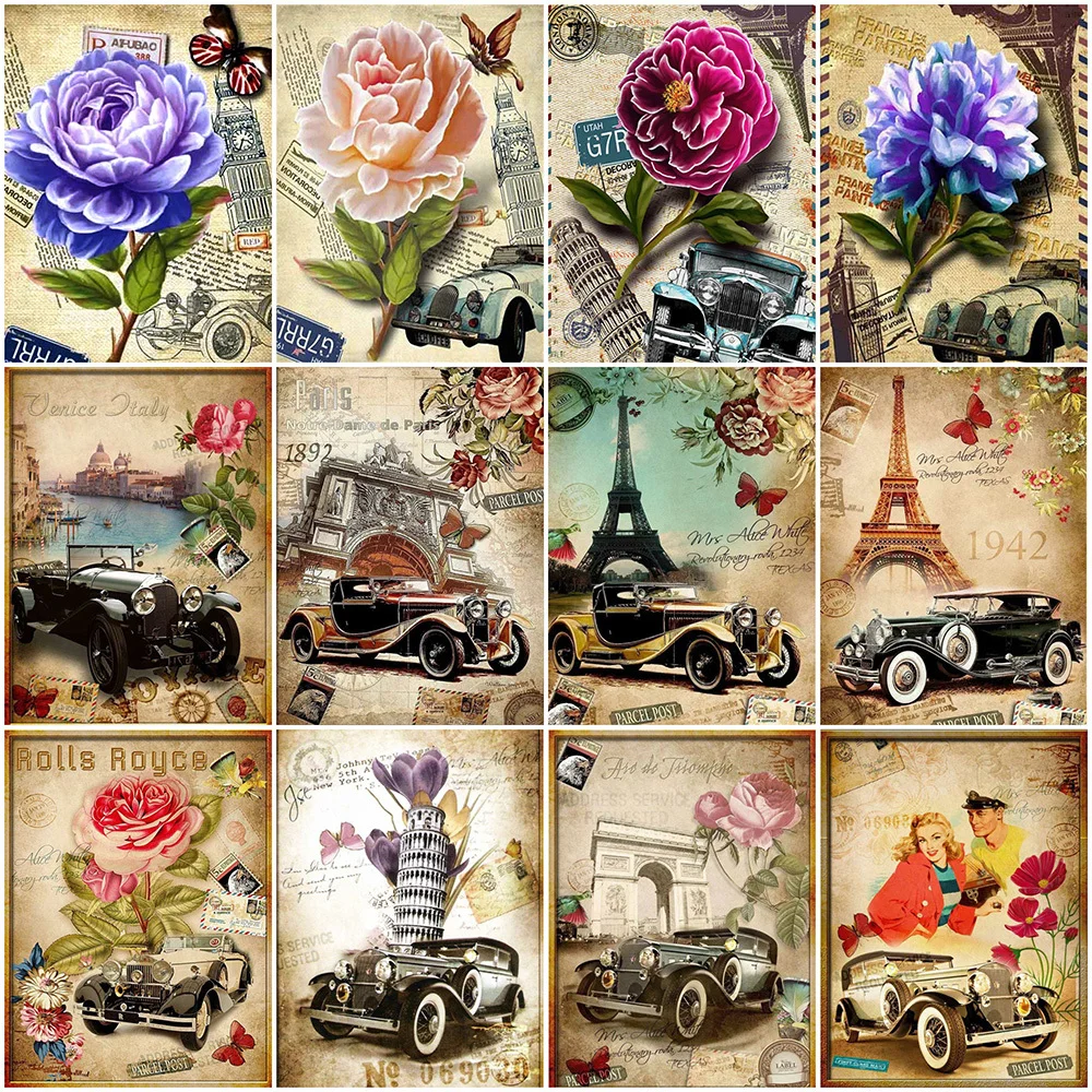 HUACAN 5D Diamond Painting Building Full Drill Square Rhinestone Kit Diamond Embroidery Landscape Diamond Mosaic Car Home Decor
HUACAN 5D Diamond Painting Building Full Drill Square Rhinestone Kit Diamond Embroidery Landscape Diamond Mosaic Car Home Decor