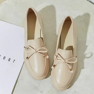 Round Toe British Style Casual Woman Shoe Soft Shallow Mouth Loafers With Fur Oxfords Female Footwear Preppy Slip-on Leather Dre
Round Toe British Style Casual Woman Shoe Soft Shallow Mouth Loafers With Fur Oxfords Female Footwear Preppy Slip-on Leather Dre