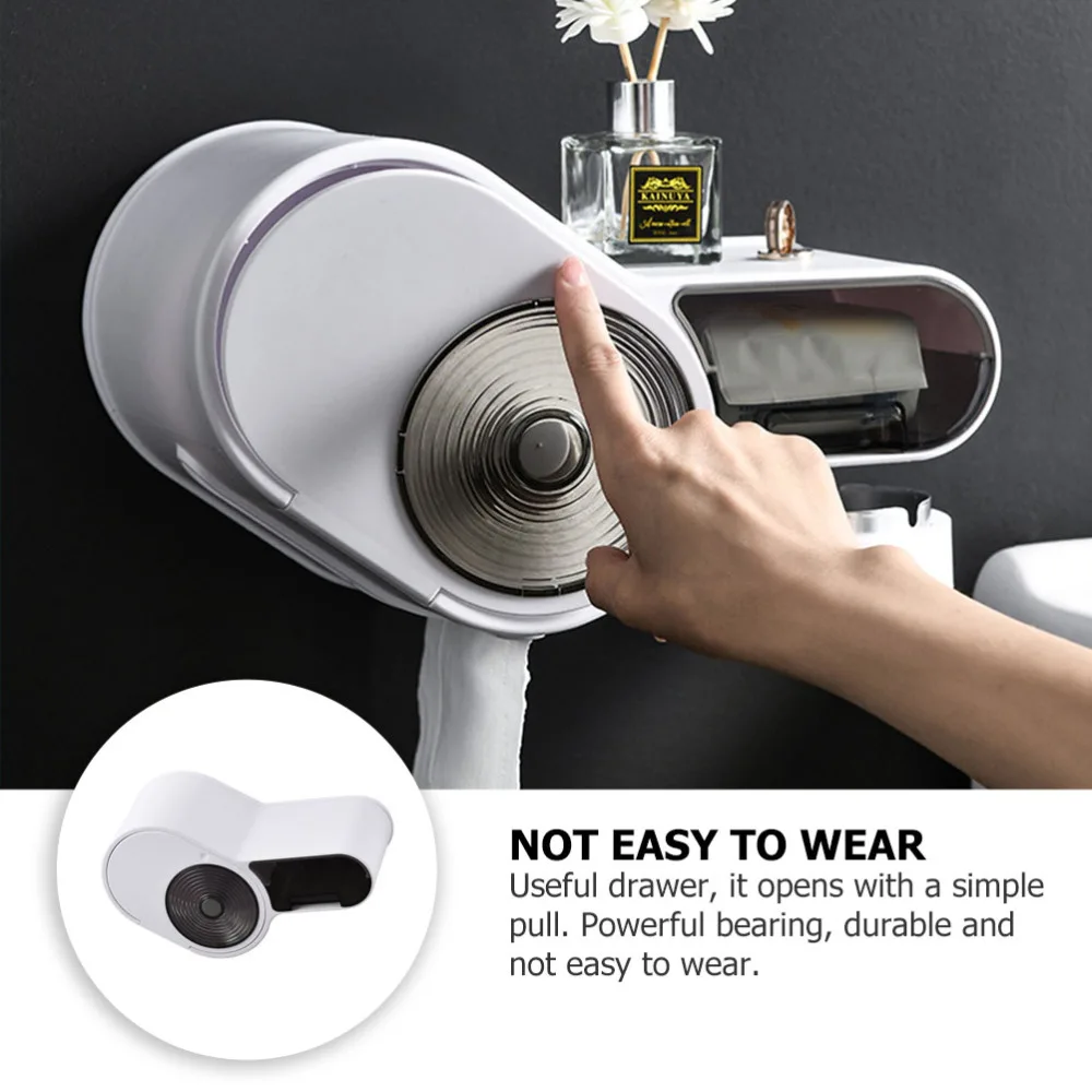 1Pc Paper Extraction Box Bathroom Tissue Shelving Bath Decor Multifunctional Box
1Pc Paper Extraction Box Bathroom Tissue Shelving Bath Decor Multifunctional Box