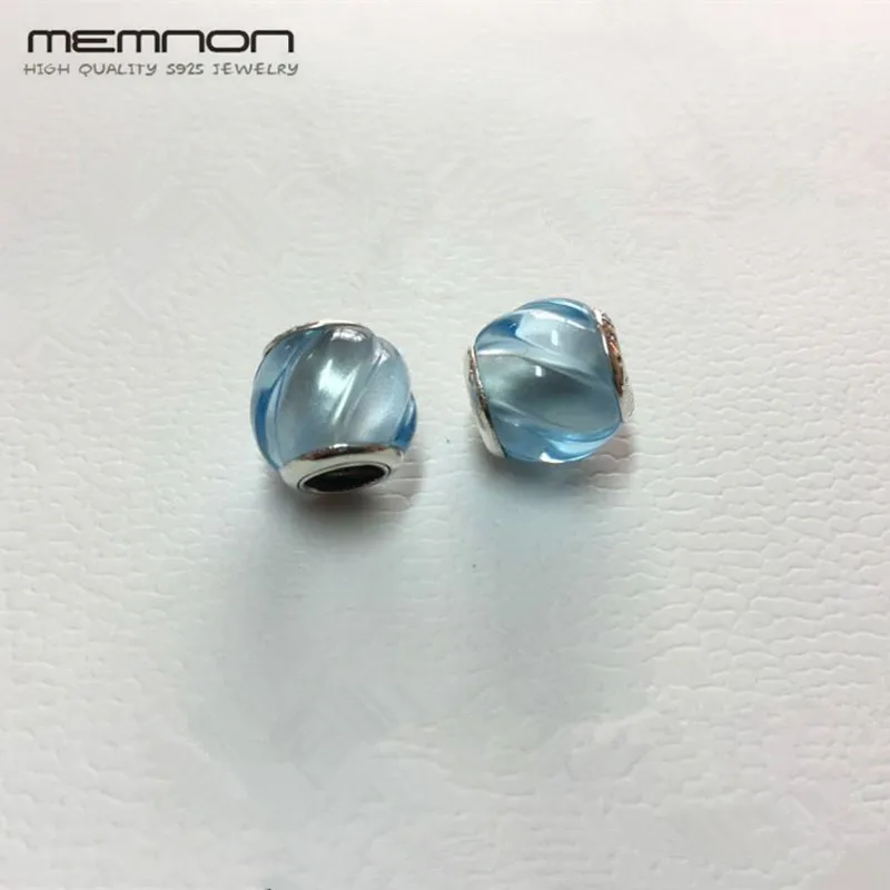 Memnon Spring 2pcs/lot blue glass Murano charms 925 sterling silver jewelry beads fit charm bead bracelets diy for women BD170
Memnon Spring 2pcs/lot blue glass Murano charms 925 sterling silver jewelry beads fit charm bead bracelets diy for women BD170