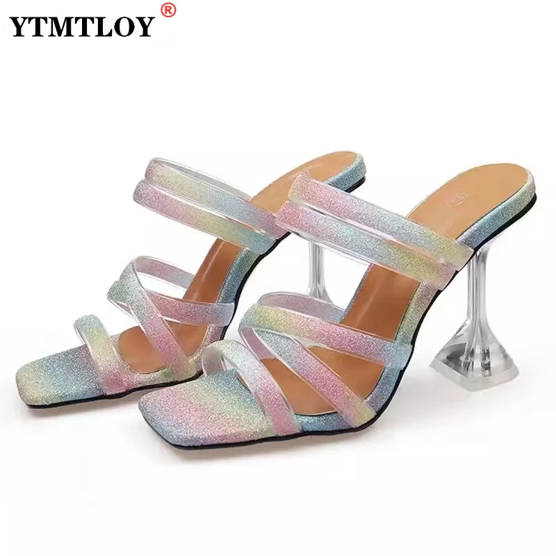Sapatos Das Mulheres Summer Spike Heel Squared Toe Slippers PU Slides Leisure Bling Outside Casual Color Party
Sapatos Das Mulheres Summer Spike Heel Squared Toe Slippers PU Slides Leisure Bling Outside Casual Color Party
