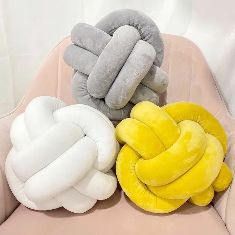 Nordic Knotted Back Stuffed Pillow for Home Bedroom Decor Cushion Kids Bedding Cushions of Solid Colors sleeping pillows 18/25cm
Nordic Knotted Back Stuffed Pillow for Home Bedroom Decor Cushion Kids Bedding Cushions of Solid Colors sleeping pillows 18/25cm
