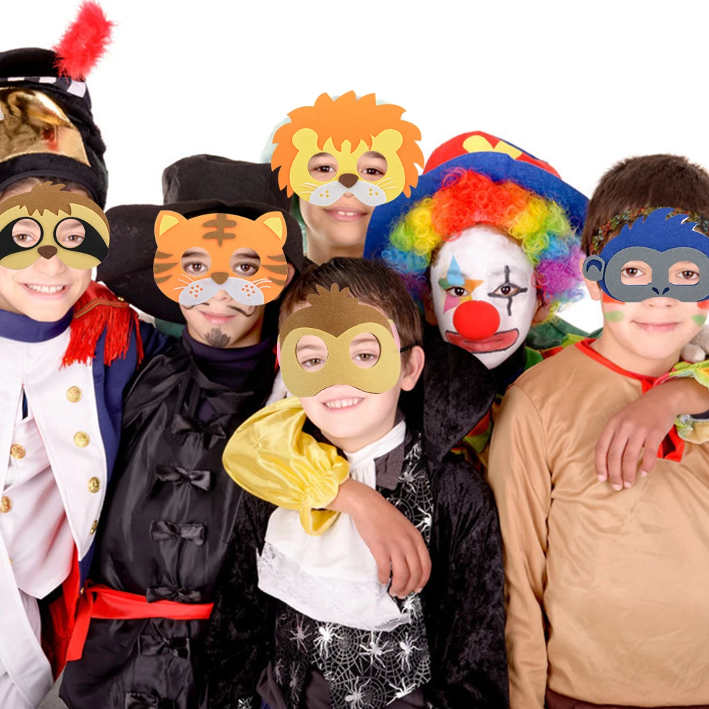 12 Pcs Animal Felt Masks Wild Animal Theme For Kids cosplay party mask decoration supplies Accessories for Children XMAS gift
12 Pcs Animal Felt Masks Wild Animal Theme For Kids cosplay party mask decoration supplies Accessories for Children XMAS gift