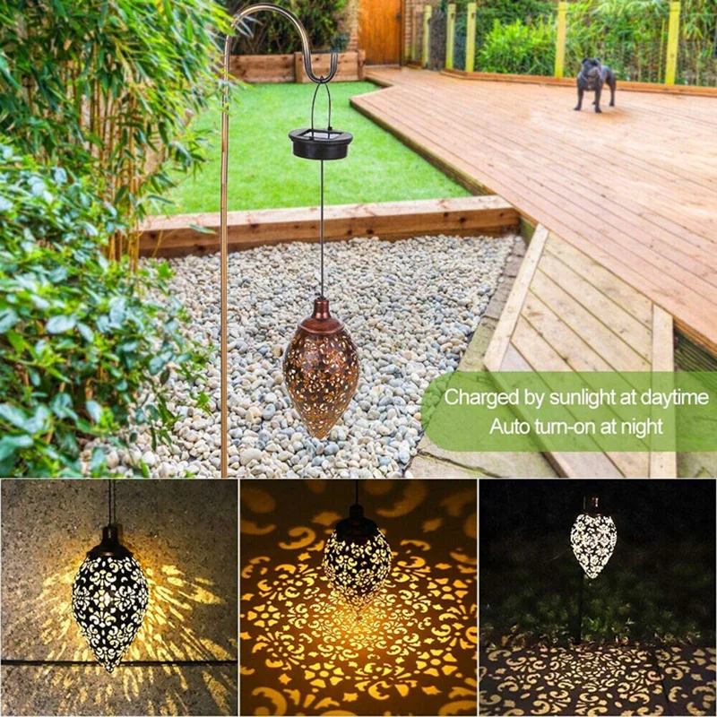 LED Solar Light Waterproof Water Drop Wrought Iron Chandelier Outdoor Hanging Fairy Lights for Path Garden Decoration Lighting
LED Solar Light Waterproof Water Drop Wrought Iron Chandelier Outdoor Hanging Fairy Lights for Path Garden Decoration Lighting