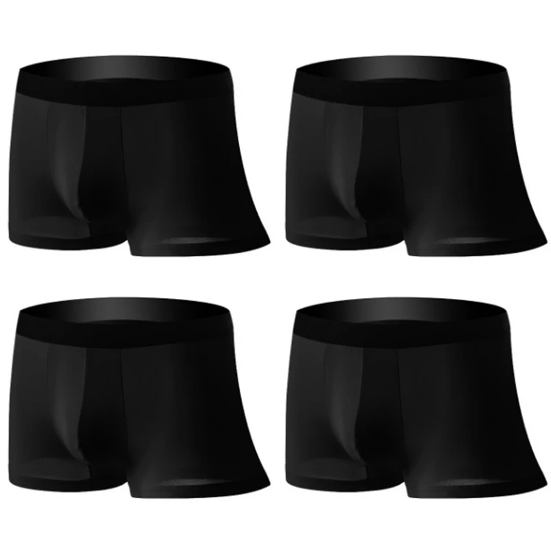 Men's Ice Silk Underwear Soft And Comfortable Boxer Briefs Men Panties Factory Direct Sales Support Wholesale And Customized
Men's Ice Silk Underwear Soft And Comfortable Boxer Briefs Men Panties Factory Direct Sales Support Wholesale And Customized