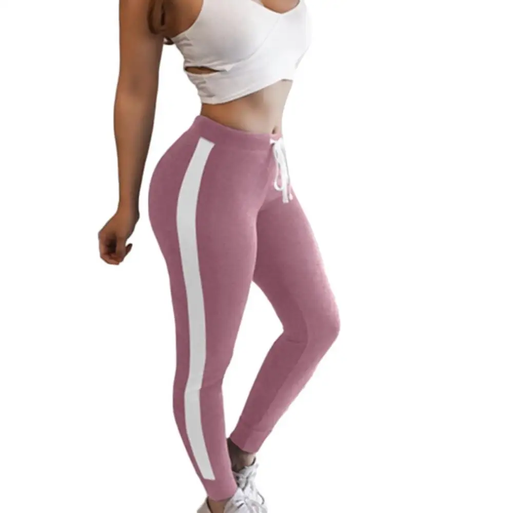 Solid Side Striped Women Leggings Drawstring Elastic Waist Leggings Pants for Women Gym Hip Lifter Skinny Pants Women Leggings
Solid Side Striped Women Leggings Drawstring Elastic Waist Leggings Pants for Women Gym Hip Lifter Skinny Pants Women Leggings