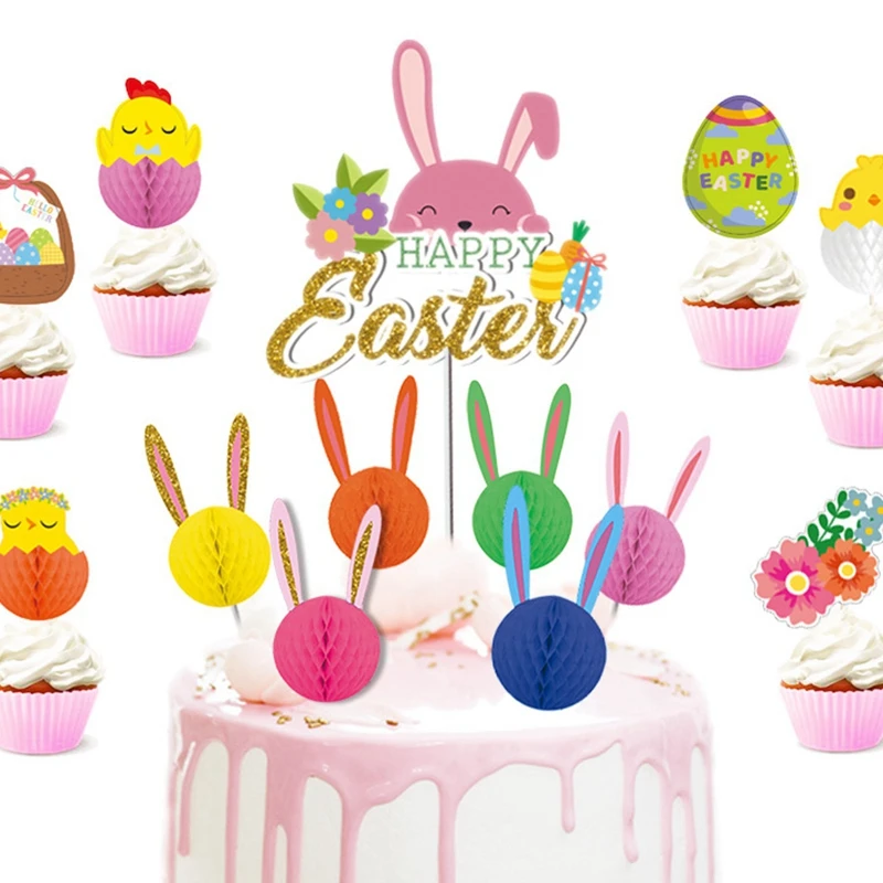 Easter Day Decoration Celebrate Festival Party Cake Decor Rabbit Easter Egg Chick Flower Pattern Toppers Supplies
Easter Day Decoration Celebrate Festival Party Cake Decor Rabbit Easter Egg Chick Flower Pattern Toppers Supplies