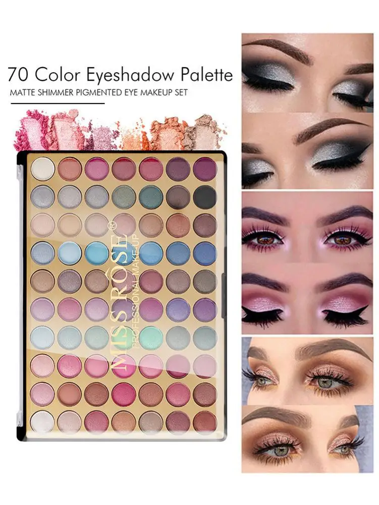 70 Color Matte Eyeshadow Palette Pearlescent Eyeshadow Multicolor Lasting Halloween Makeup Pearlescent Eyeshadow Palette
70 Color Matte Eyeshadow Palette Pearlescent Eyeshadow Multicolor Lasting Halloween Makeup Pearlescent Eyeshadow Palette