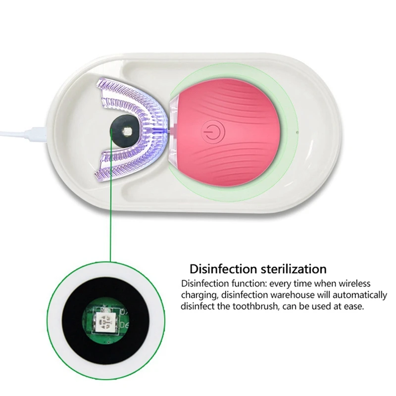 U-shaped automatic lazy ultrasonic toothbrush waterproof smart lazy whitening toothbrush
U-shaped automatic lazy ultrasonic toothbrush waterproof smart lazy whitening toothbrush