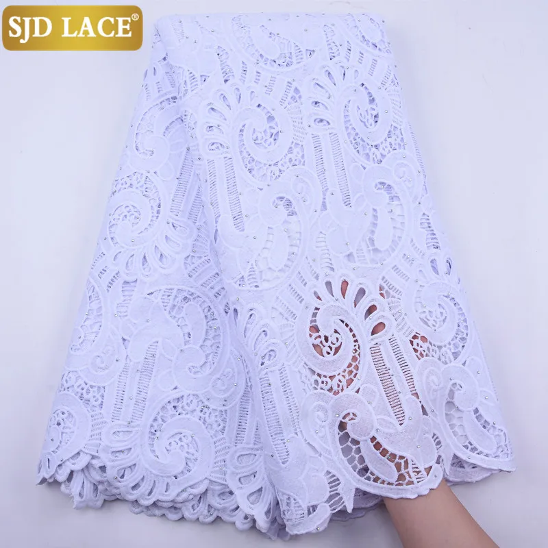 SJD LACE 2020 Latest African Cord Lace Fabric High Quality Holes Water Soluble Guipure Lace For Nigerian Wedding Party Sew A1958 
SJD LACE 2020 Latest African Cord Lace Fabric High Quality Holes Water Soluble Guipure Lace For Nigerian Wedding Party Sew A1958
