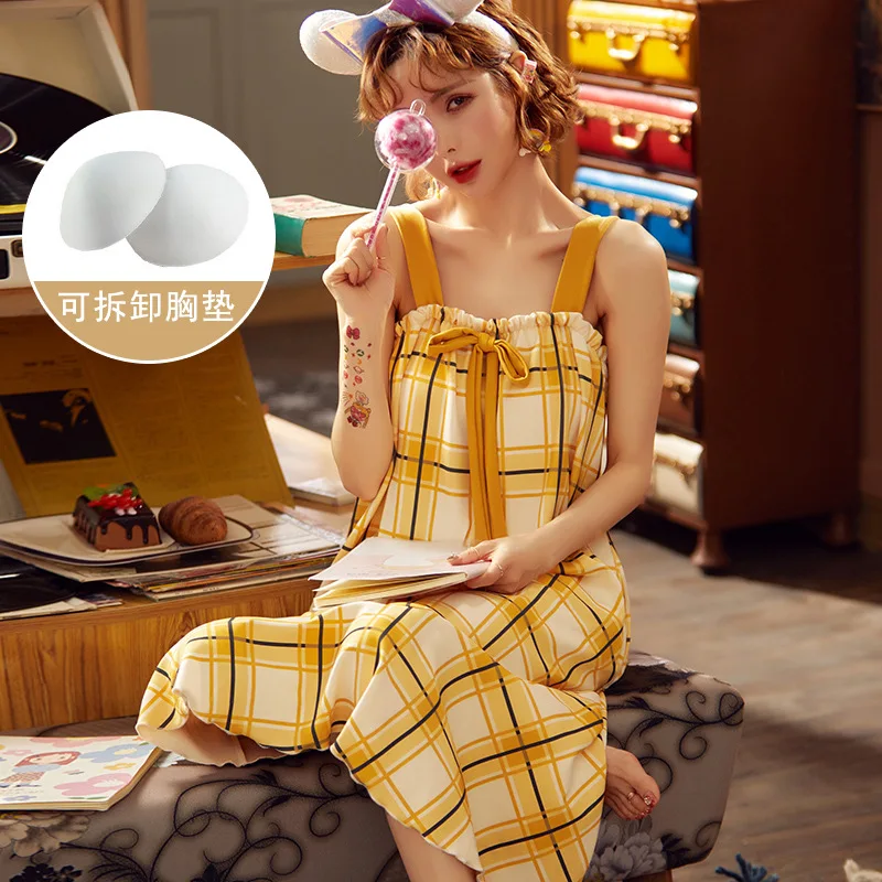 Summer Women's Homedress Nightdress Girl's Sleepwear Cotton Braces Sleepshirts Long Loose Dress Home Clothing Fashion Nightgowns
Summer Women's Homedress Nightdress Girl's Sleepwear Cotton Braces Sleepshirts Long Loose Dress Home Clothing Fashion Nightgowns