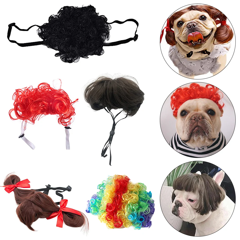 Pet Wig Cosplay Props Dog Cat Cross-Dressing Hair Set Photography Funny Props Head Accessories Prank Pet Supplies Funny Clothes
Pet Wig Cosplay Props Dog Cat Cross-Dressing Hair Set Photography Funny Props Head Accessories Prank Pet Supplies Funny Clothes