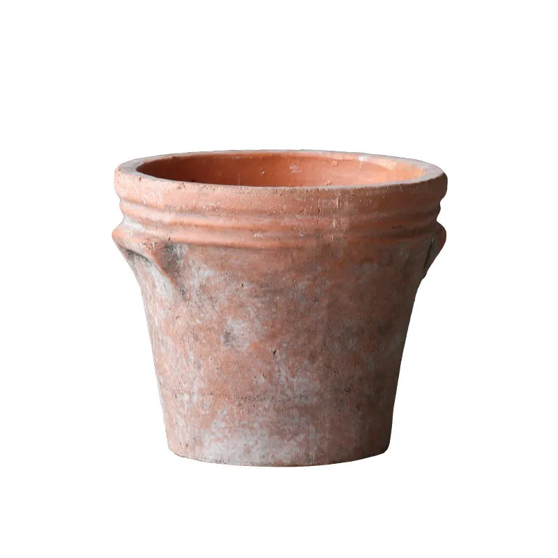 Handmade Vintage Terracotta Color Flower Pot Stoneware Succulent Garden Soil Culture European HighEnd Gardening Decoration Lucky
Handmade Vintage Terracotta Color Flower Pot Stoneware Succulent Garden Soil Culture European HighEnd Gardening Decoration Lucky