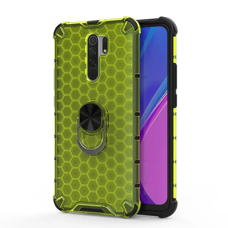 XiaoMi RedMi 9 Case fashion Honeycomb soft Silicone protection Anti-fall Back Cover For RedMi 9 frame Airbag Phone Case Cover 
XiaoMi RedMi 9 Case fashion Honeycomb soft Silicone protection Anti-fall Back Cover For RedMi 9 frame Airbag Phone Case Cover