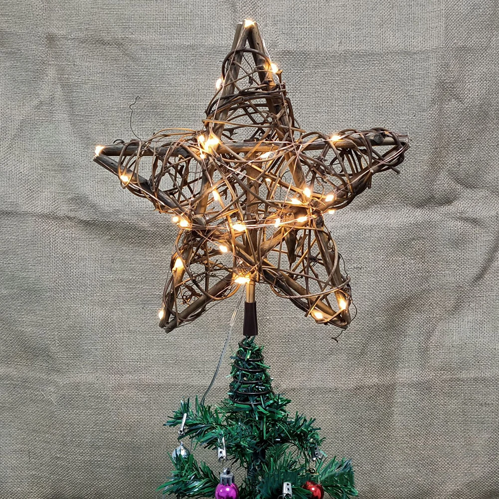 Christmas tree top rattan star USB copper wire string light DIY party wedding decoration remote control light home decoration
Christmas tree top rattan star USB copper wire string light DIY party wedding decoration remote control light home decoration