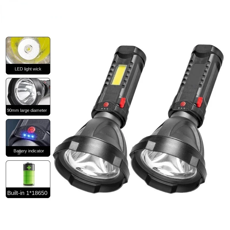 New Product Led Bright Flashlight Built-in Lithium Battery USB Rechargeable Outdoor Camping Emergency Dimming Flashing Light
New Product Led Bright Flashlight Built-in Lithium Battery USB Rechargeable Outdoor Camping Emergency Dimming Flashing Light