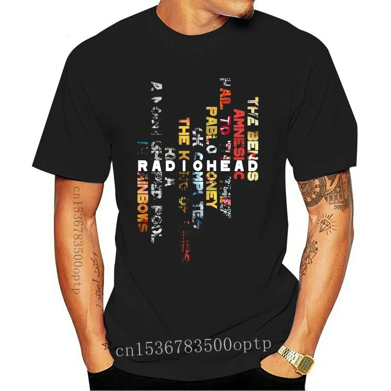 New 2021 Summer Casual Man T Shirt Radiohead - Album Design Mens Black Tees Shirt Clothing T-Shirt men t shirt Tops Tees
New 2021 Summer Casual Man T Shirt Radiohead - Album Design Mens Black Tees Shirt Clothing T-Shirt men t shirt Tops Tees