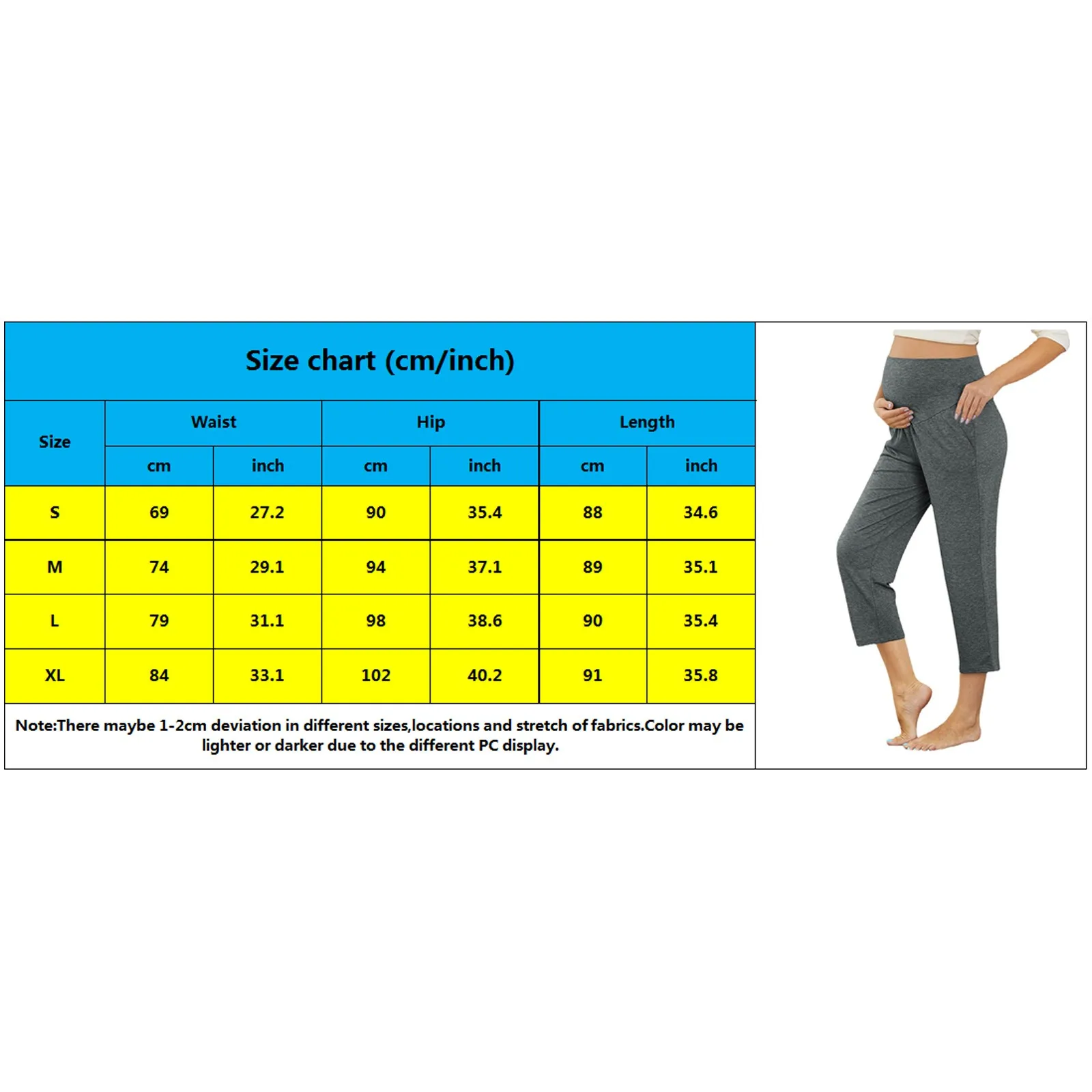 Women Maternity Pants Pregnancy Solid Color Sport Workout Lounge Trousers Yo-ga Pants Pregnancy Clothing Elastic Waist Pants
Women Maternity Pants Pregnancy Solid Color Sport Workout Lounge Trousers Yo-ga Pants Pregnancy Clothing Elastic Waist Pants