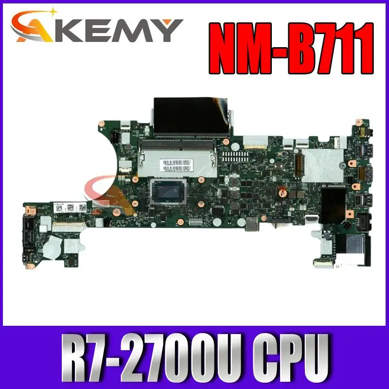 For Lenovo ThinkPad A485 T485 laptop motherboard NM-B711 motherboard with CPU R7-2700U FRU: 02DC287 02DC290 100% test work
For Lenovo ThinkPad A485 T485 laptop motherboard NM-B711 motherboard with CPU R7-2700U FRU: 02DC287 02DC290 100% test work