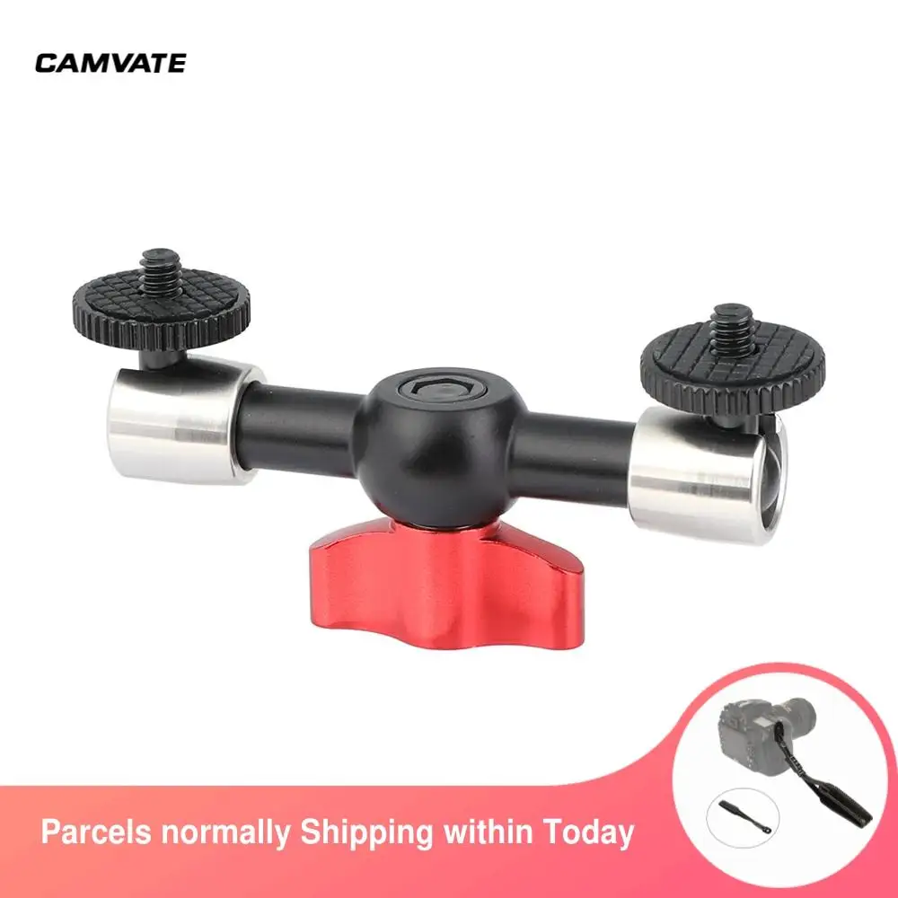 CAMVATE 5.3'' Articulating Magic Arm With Double-ended 1/4"-20 Screw Connector For LED Light/LCD Monitor/Flash Light/Video Light
CAMVATE 5.3'' Articulating Magic Arm With Double-ended 1/4"-20 Screw Connector For LED Light/LCD Monitor/Flash Light/Video Light