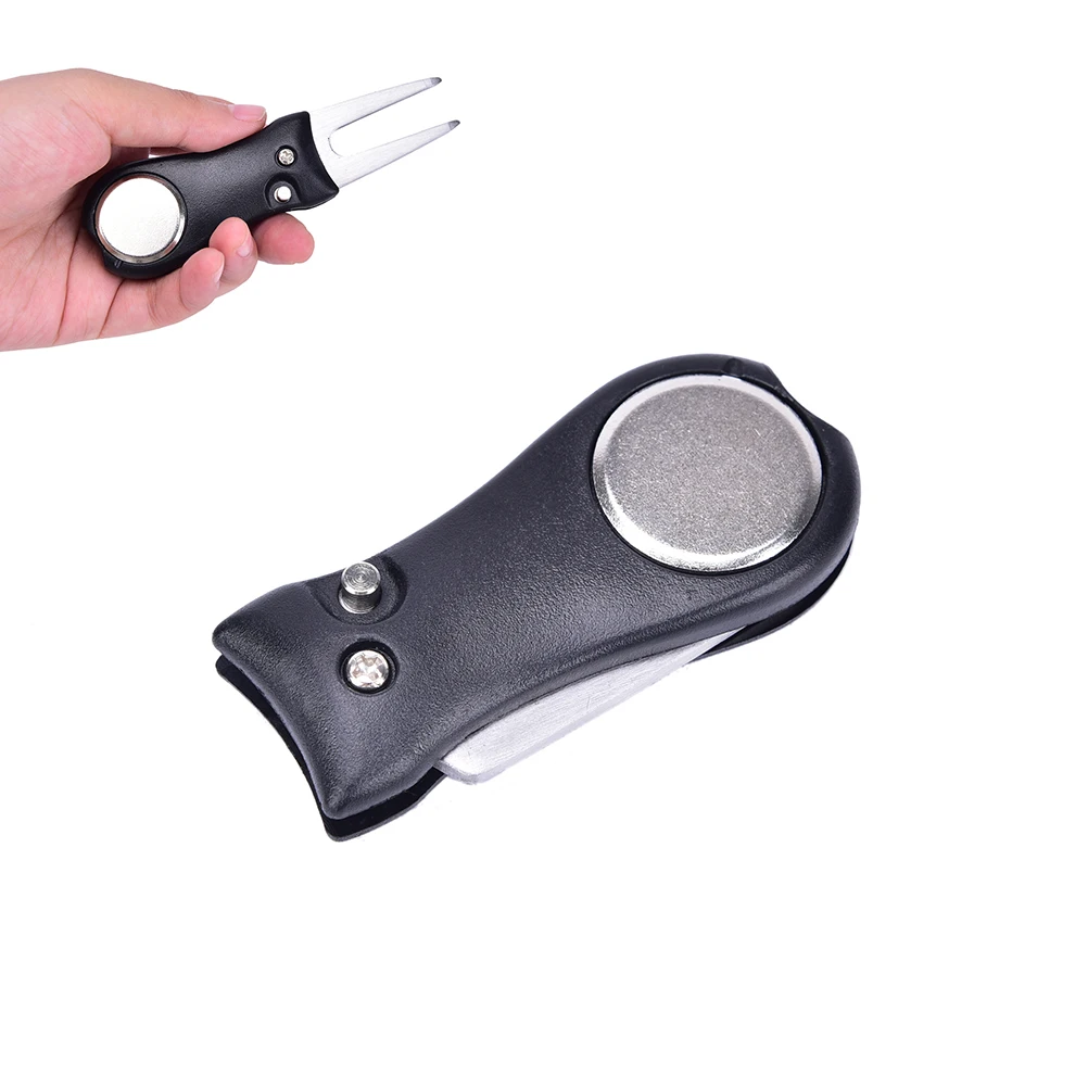 New Arrive Folded Golf Repair Pitch Divot Repair Switchblade Tools Golf Ball Marker Kit
New Arrive Folded Golf Repair Pitch Divot Repair Switchblade Tools Golf Ball Marker Kit