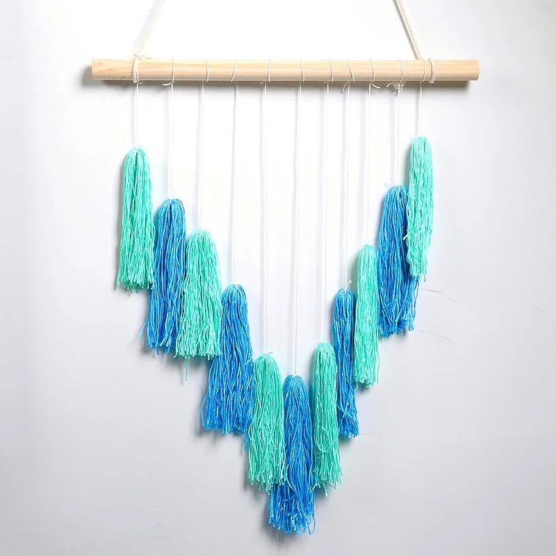 Macrame Wall Hanging Bohemian Tapestry Decor Boho Gradient Tassel Handmade Cotton Line Tapestry Home Decoration
Macrame Wall Hanging Bohemian Tapestry Decor Boho Gradient Tassel Handmade Cotton Line Tapestry Home Decoration