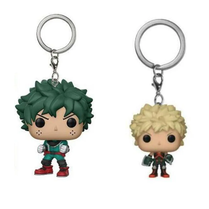 My Hero Academy DEKU Bakugo Карманный Брелок Виниловая фигурка Коллекция Модель