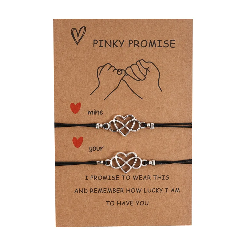 Charmsmic Popular 2PCS/SET Sunflower Charm Bracelets Metal Alloy Handmade Braided Make A Wish Card Sunny and Happiness Jewelry
Charmsmic Popular 2PCS/SET Sunflower Charm Bracelets Metal Alloy Handmade Braided Make A Wish Card Sunny and Happiness Jewelry