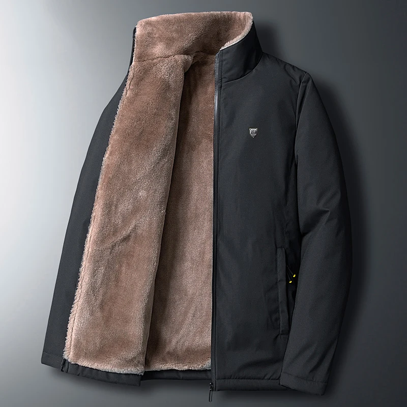 Fleece Jacket Men 's Warm Thick Windbreaker High Quality Fur Collar Coat Plus Size M-8XL Brand Fashion Winter Fleece Parkas
Fleece Jacket Men 's Warm Thick Windbreaker High Quality Fur Collar Coat Plus Size M-8XL Brand Fashion Winter Fleece Parkas