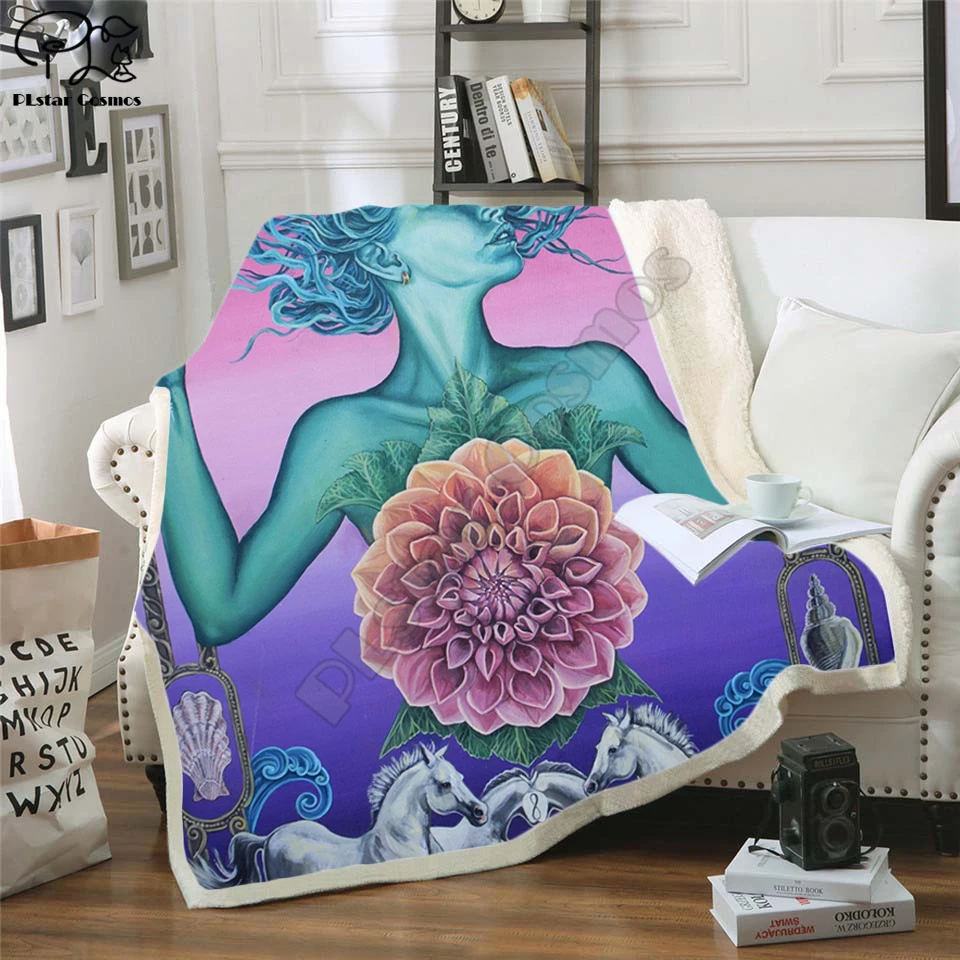 

Self Portrait Fleece Blanket Plush 3d Printed for Adults Sofa Sherpa Fleece Bedspread Wrap Throw Blanket