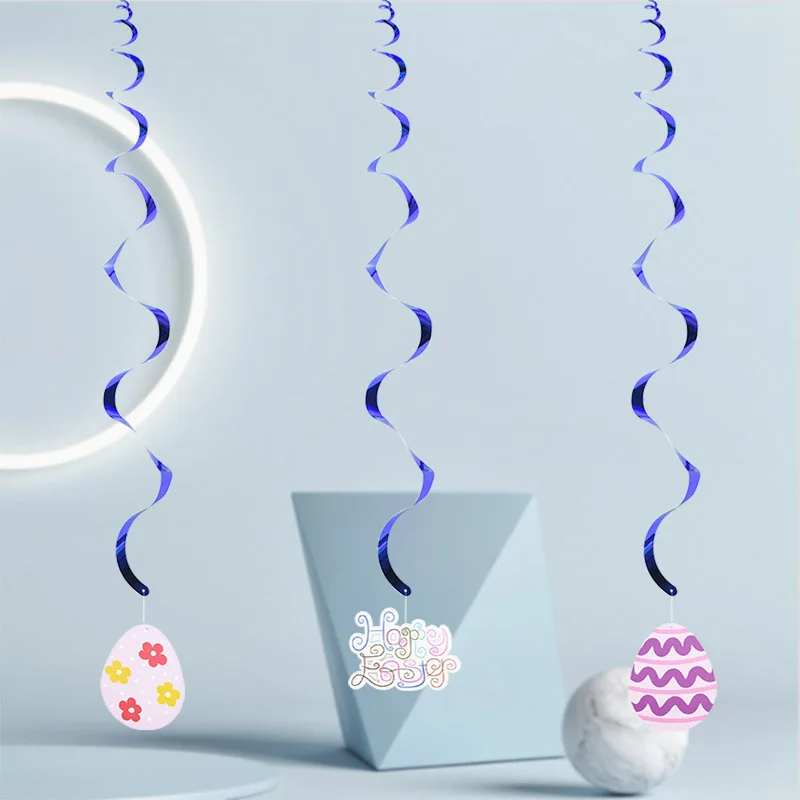 Happy Easter Bunny Egg Spiral Pendant Hanging Swirl Ceiling Birthday Party Home Decoration
Happy Easter Bunny Egg Spiral Pendant Hanging Swirl Ceiling Birthday Party Home Decoration