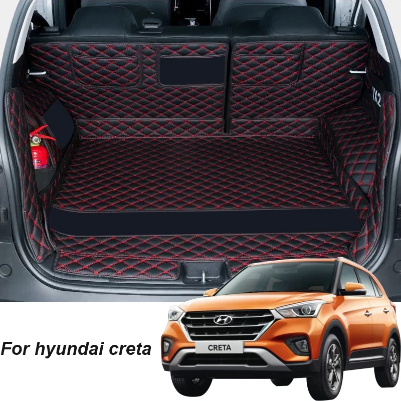 Кожаные Коврики для багажника автомобиля hyundai creta ix25 2015 2016 2017 2018 2019, противогрязные строительные подкладки, аксессуары для укладки
Кожаные Коврики для багажника автомобиля hyundai creta ix25 2015 2016 2017 2018 2019, противогрязные строительные подкладки, аксессуары для укладки