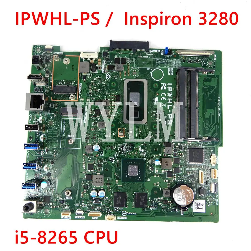 IPWHL-PS с процессором I5-8265, материнская плата CN 02MGDD для DELL Inspiron 3280, универсальная материнская плата, материнская плата для настольного компьюте...
IPWHL-PS с процессором I5-8265, материнская плата CN 02MGDD для DELL Inspiron 3280, универсальная материнская плата, материнская плата для настольного компьюте...
