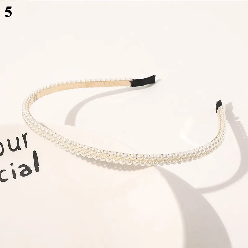 Elegant Full Pearls Hair Hoop Female Hair Accessories Sweet Fairy Hairbands Pearl Headbands Thin Head Hoop Wedding Jewelry
Elegant Full Pearls Hair Hoop Female Hair Accessories Sweet Fairy Hairbands Pearl Headbands Thin Head Hoop Wedding Jewelry